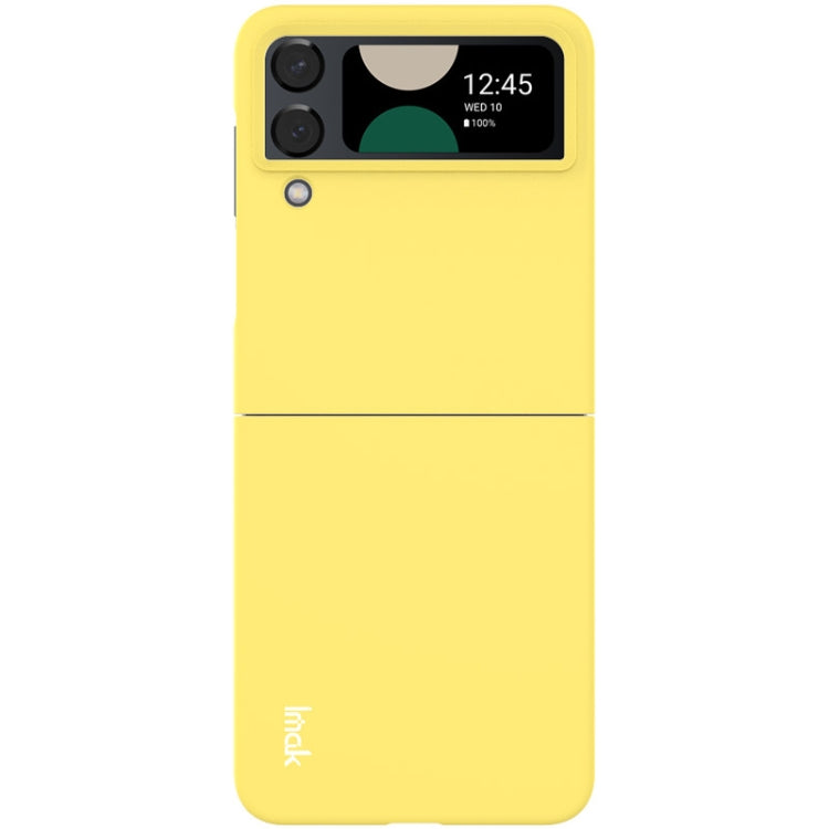 Para Samsung Galaxy Z Flip4 5G IMAK JS-2 Series Estuche colorido para PC (Amarillo)