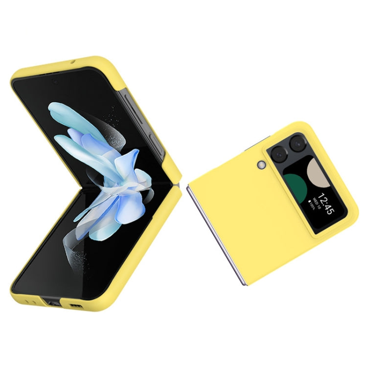 Para Samsung Galaxy Z Flip4 5G IMAK JS-2 Series Estuche colorido para PC (Amarillo)