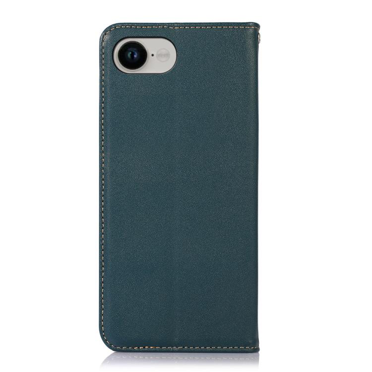 Funda para iPhone 16E Piel de Vaca con Capa Superior de Napa Khazneh (Verde)