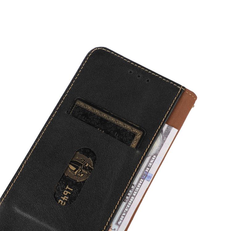 Funda para iPhone 16E Khazneh Nappa con Capa Superior de Piel de Vaca (Negra)