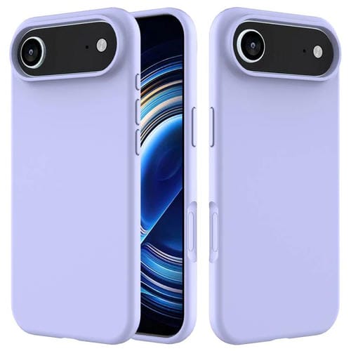 Funda de silicona de color sólido para iPhone 17 Air (morado)