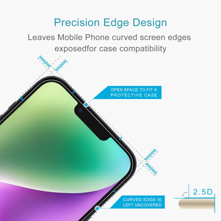 Película de Vidrio Templado iPhone 15/15 Pro 0.26mm 9H 2.5D Aluminio Alto (10PCs) - MOVILSTORE