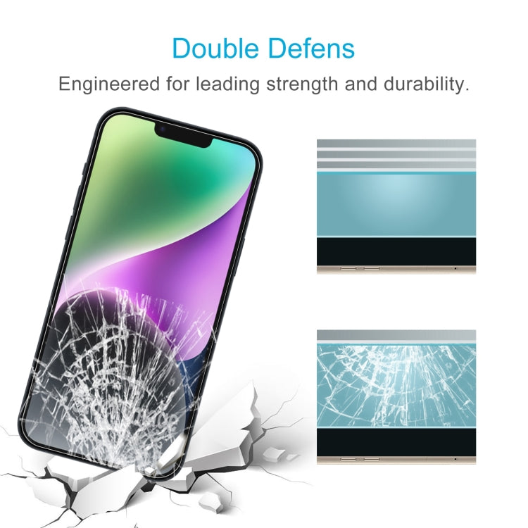Película de Vidrio Templado iPhone 15/15 Pro 0.26mm 9H 2.5D Aluminio Alto (10PCs) - MOVILSTORE