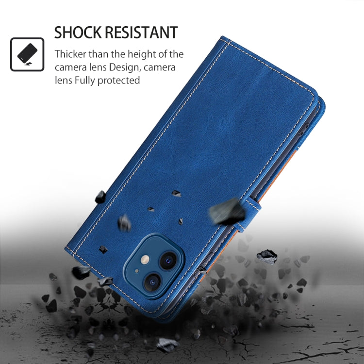 Funda de Cuero para Sharp Aquos Wish4 con Hebilla Magnética y Tacto Agradable (Azul)