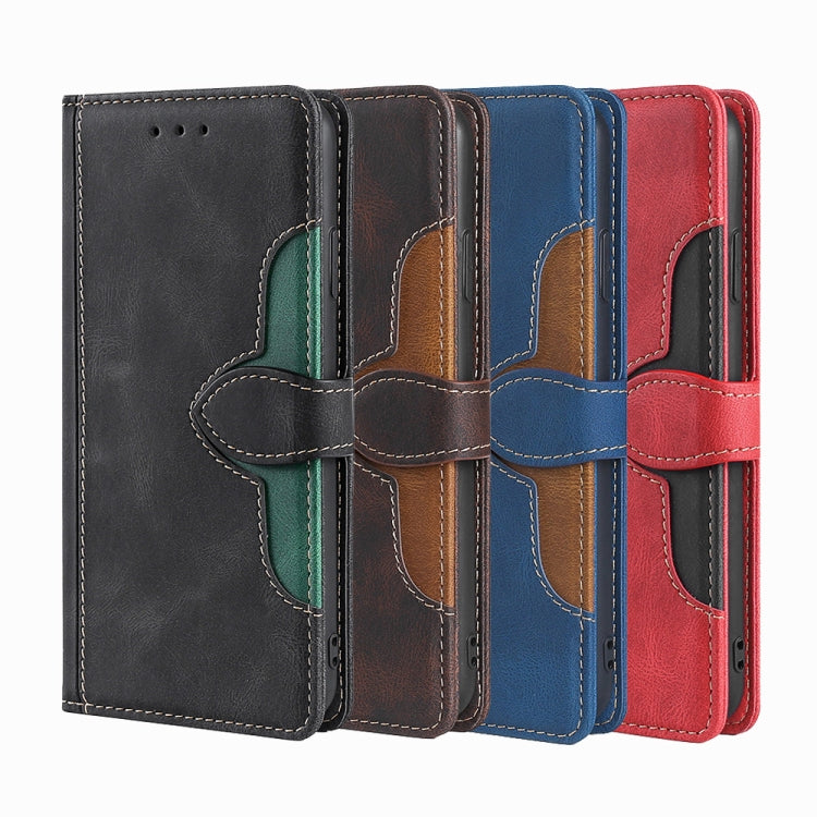 Funda de Cuero para Sharp Aquos Wish4 con Hebilla Magnética y Tacto Agradable (Azul)