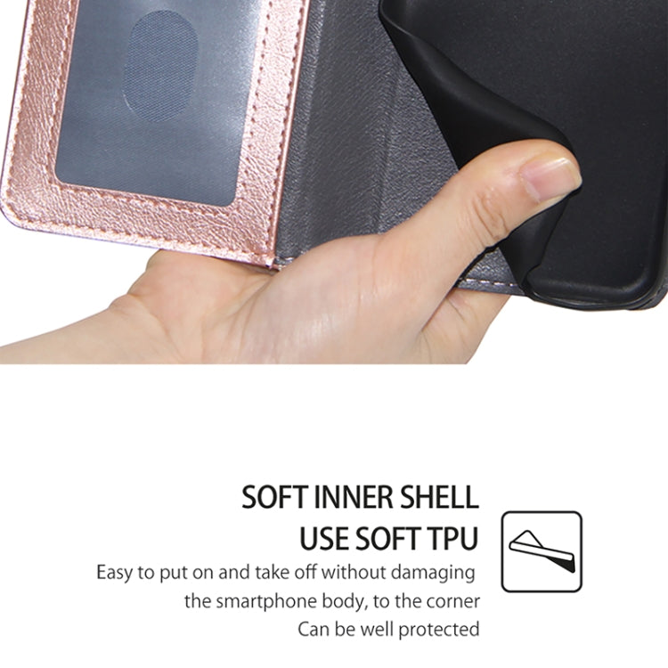 Funda de Cuero con Cremallera para Teléfono Tecno Camon 30 (Oro Rosa)