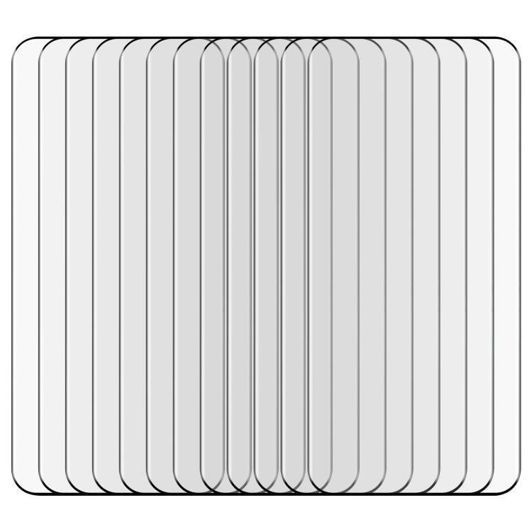 25 protectores de pantalla de vidrio templado con borde curvo 3D 9H HD para Redmi K80 Ultra (negro)
