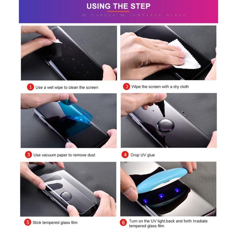 Protector de pantalla curvo con pegamento completo y líquido UV para Redmi K80