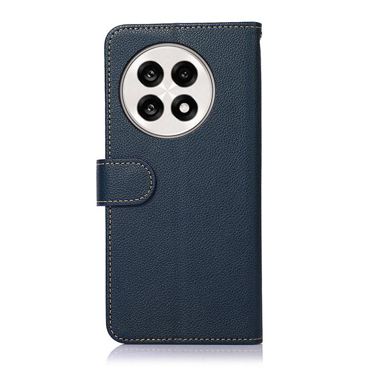 Funda de Cuero Khazneh Rfid para OnePlus Ace 5 Pro / Ace 5 / 13R (Azul)