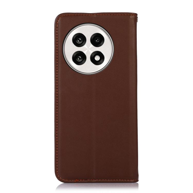 Funda para Teléfono Khazneh Nappa Piel de Vaca para OnePlus Ace 5 Pro / Ace 5 / 13R (Marrón)