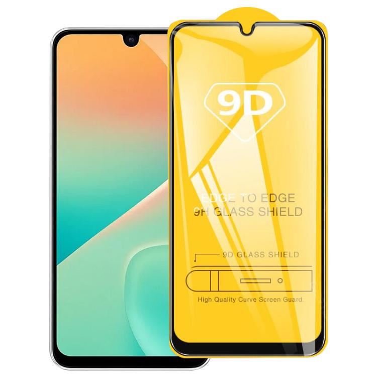 Película de vidrio templado 9D con pegamento completo para Samsung Galaxy F36 5G