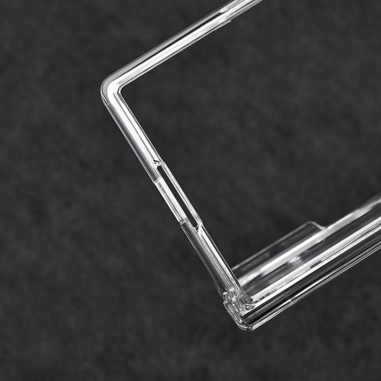 Funda protectora 3 en 1 para Samsung Galaxy Z Fold7, transparente, a prueba de golpes (transparente)