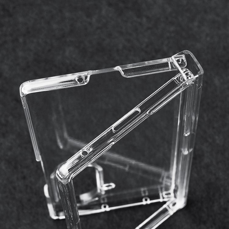 Funda protectora 3 en 1 para Samsung Galaxy Z Fold7, transparente, a prueba de golpes (transparente)