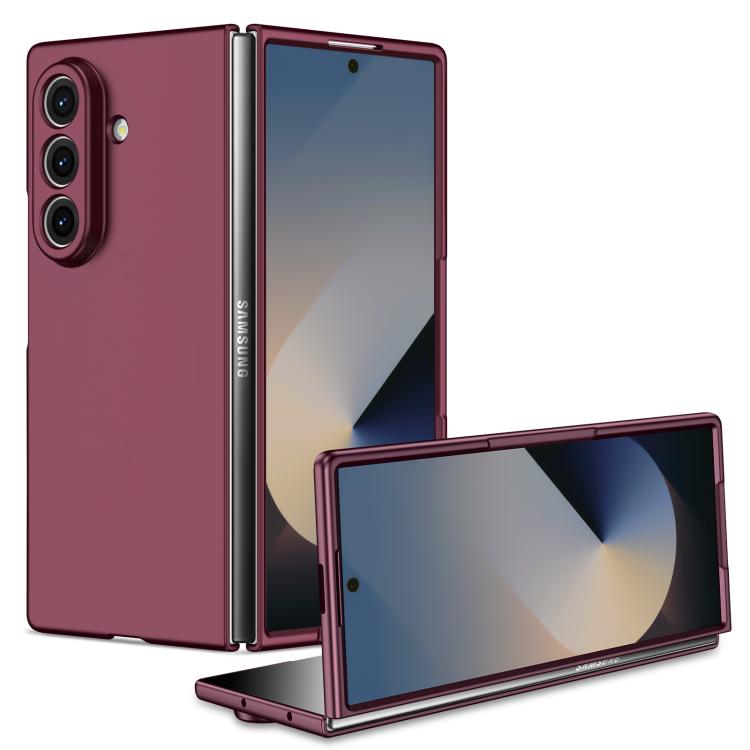 Funda plegable para Samsung Galaxy Z Fold7 5G Armor (rojo vino)