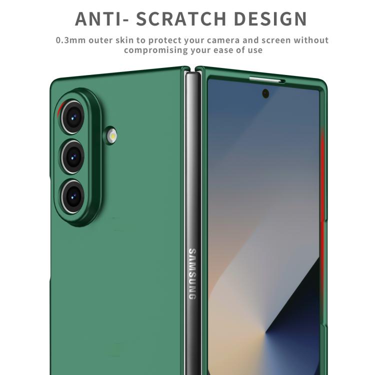 Funda plegable para Samsung Galaxy Z Fold7 5G (verde oscuro)