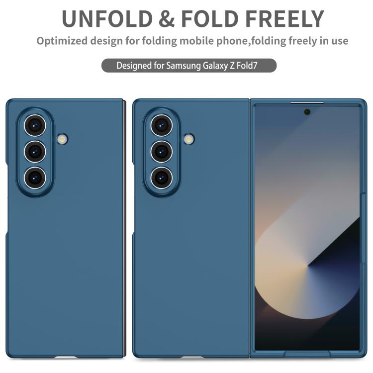 Funda plegable Armor para Samsung Galaxy Z Fold7 5G (azul oscuro)