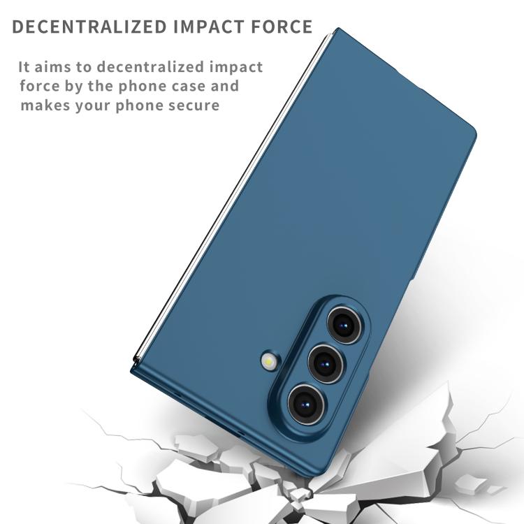 Funda plegable Armor para Samsung Galaxy Z Fold7 5G (azul oscuro)