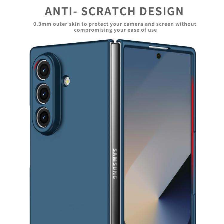 Funda plegable Armor para Samsung Galaxy Z Fold7 5G (azul oscuro)