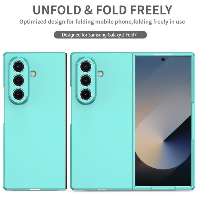 Funda plegable Armor para Samsung Galaxy Z Fold7 5G (azul cielo)