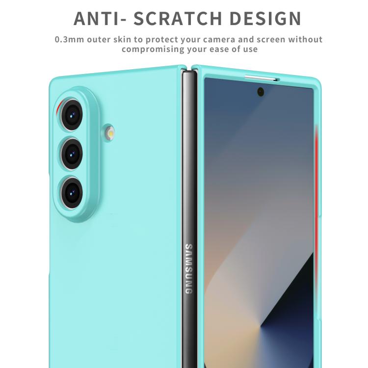 Funda plegable Armor para Samsung Galaxy Z Fold7 5G (azul cielo)