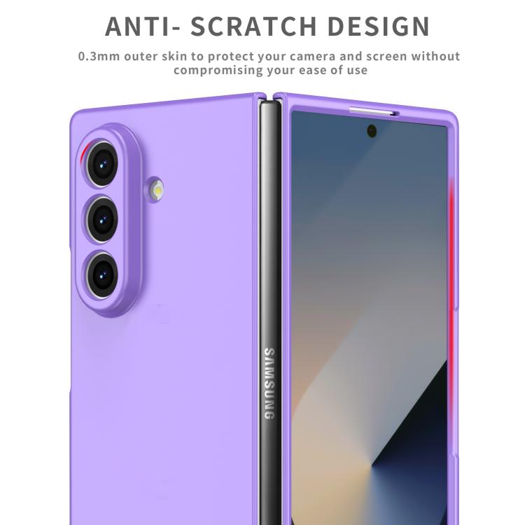 Funda plegable Armor para Samsung Galaxy Z Fold7 5G (morada)