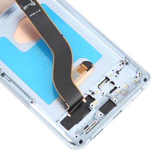 Écran OLED LCD Samsung Galaxy S20+ 4G/5G SM-G985/986 6,67'' avec Cadre (Bleu)