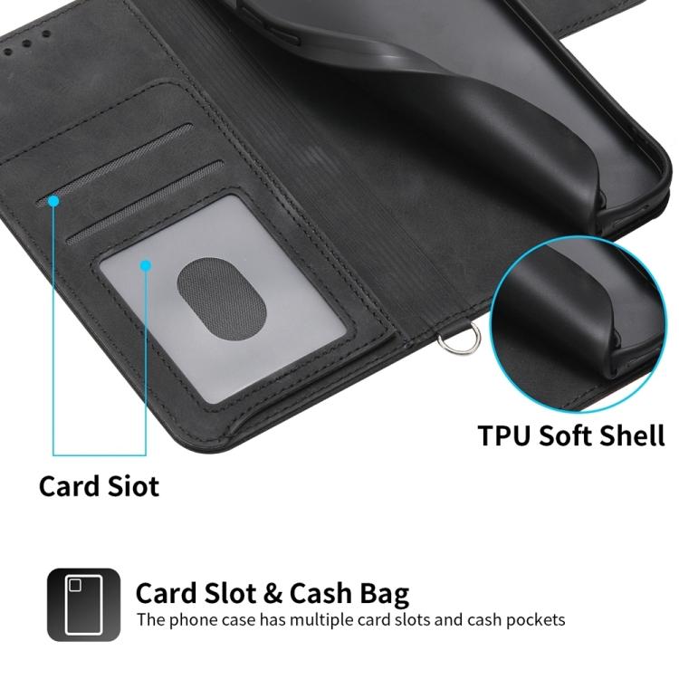 Funda de Cuero con Relieve de Flores para OnePlus 13R/Ace 5/Ace 5 Pro (Negra)