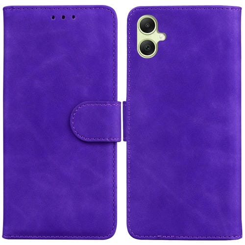 Funda de Cuero con Tapa para Samsung Galaxy A05 Skin Feel Pure Color (Púrpura)
