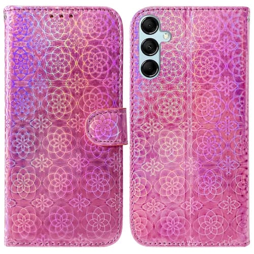 Funda de Teléfono Samsung Galaxy A15 Cuero con Hebilla Magnética (Rosa)