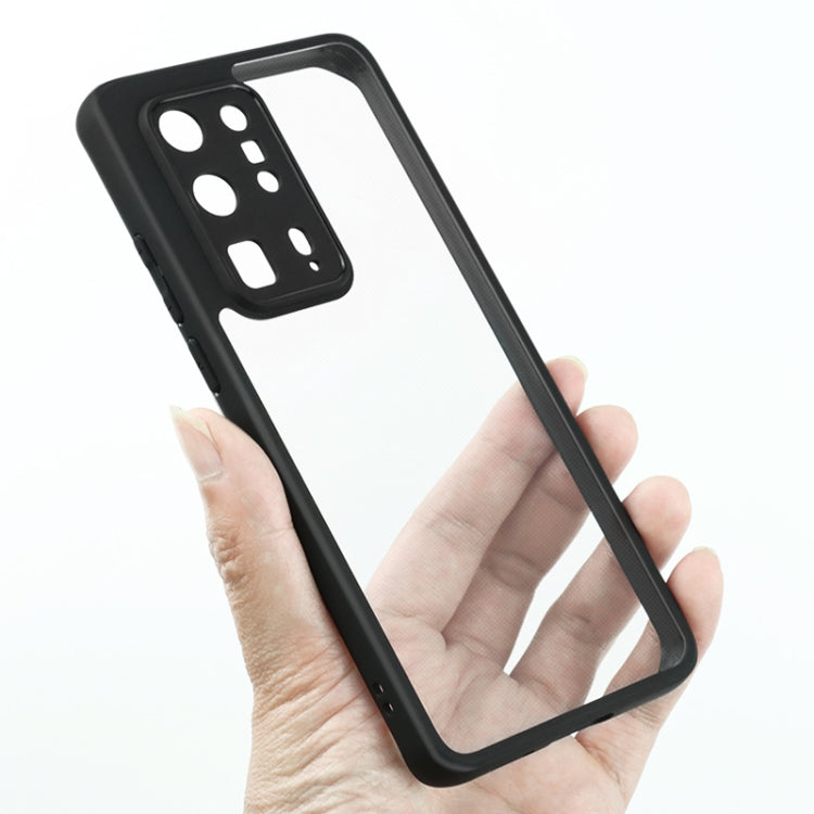 Funda para Huawei P40 Pro+ Frosted TPU y Transparente PC (Negro)