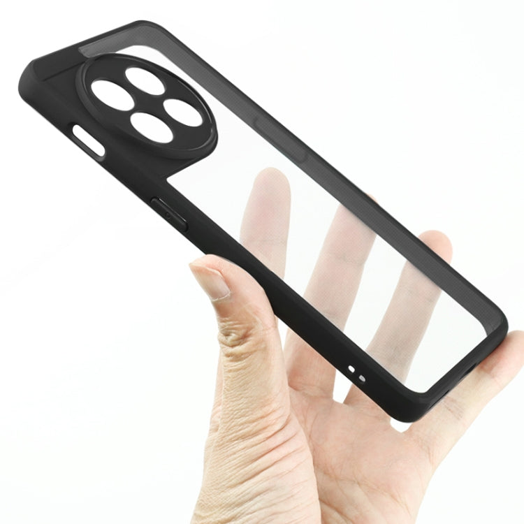 Funda para OnePlus 11 Frosted TPU y Transparente PC (Negro)