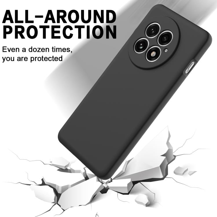 Funda Silicona Líquida OnePlus 13 a Prueba de Golpes (Negra)