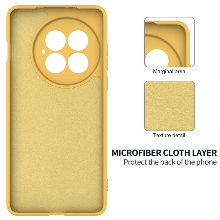 Funda Silicona Líquida OnePlus 13 a Prueba de Golpes (Amarillo)