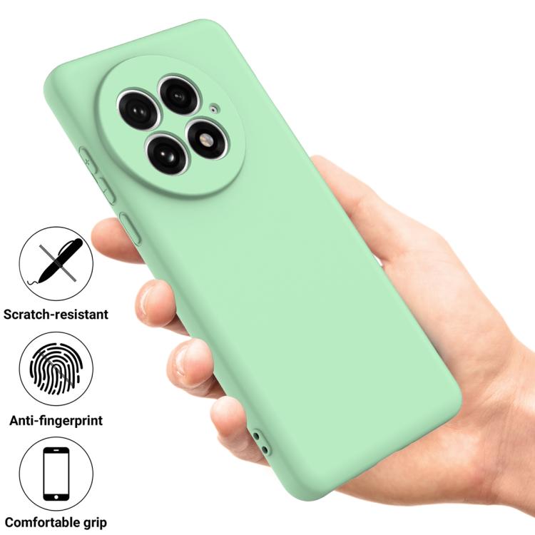 Funda silicona líquida a prueba de golpes OnePlus 13 (Verde)