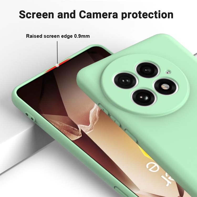 Funda silicona líquida a prueba de golpes OnePlus 13 (Verde)