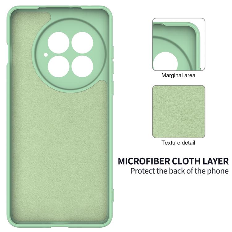 Funda silicona líquida a prueba de golpes OnePlus 13 (Verde)