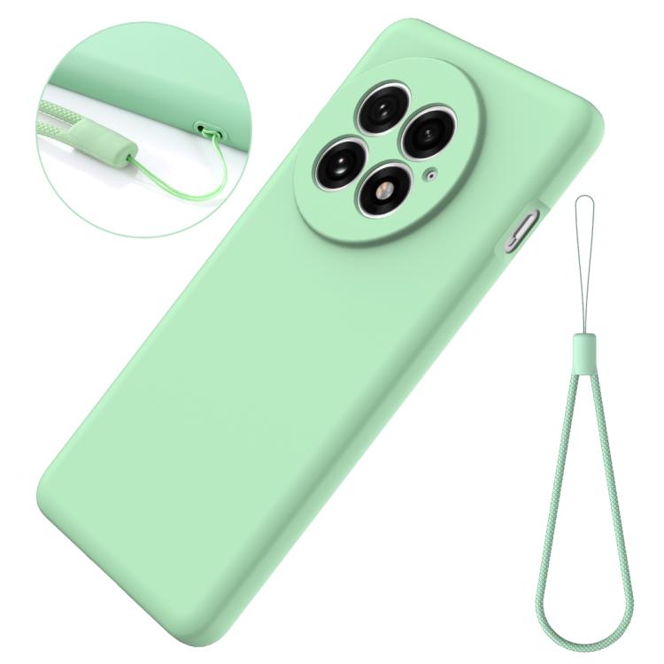 Funda silicona líquida a prueba de golpes OnePlus 13 (Verde)