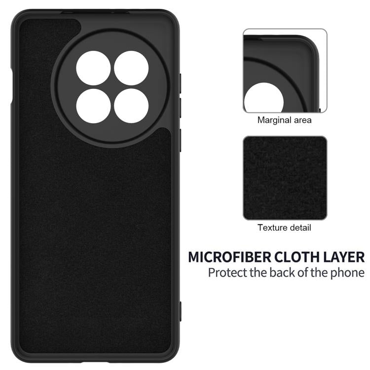 Funda Silicona Líquida para OnePlus 13R Ace 5 5 Pro a Prueba de Golpes (Negra)