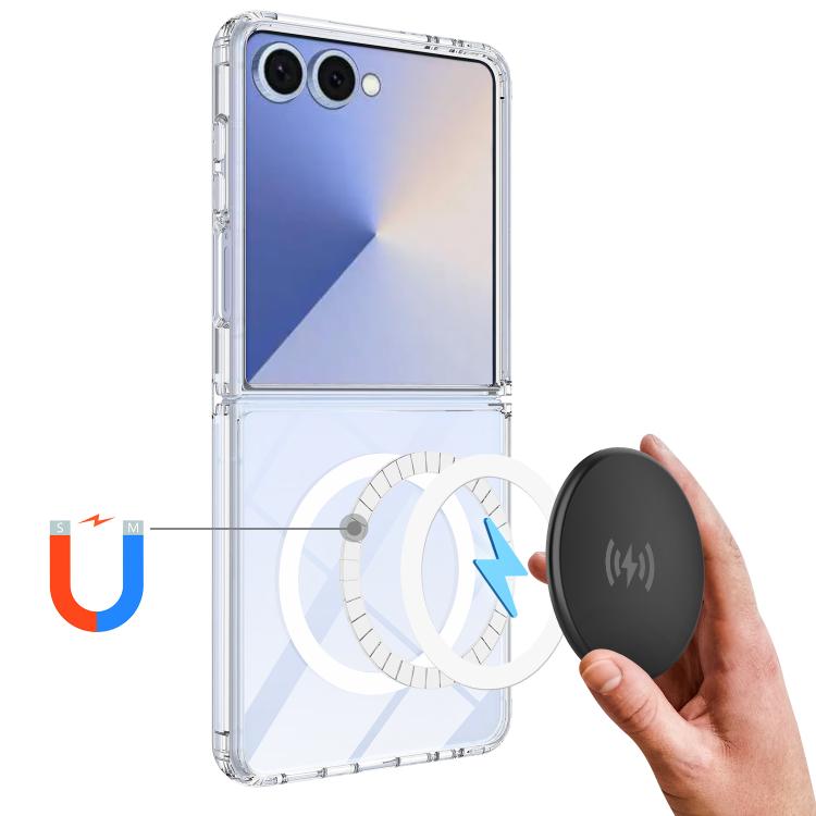 Funda de acrílico transparente MagSafe para Samsung Galaxy Z Flip7 5G