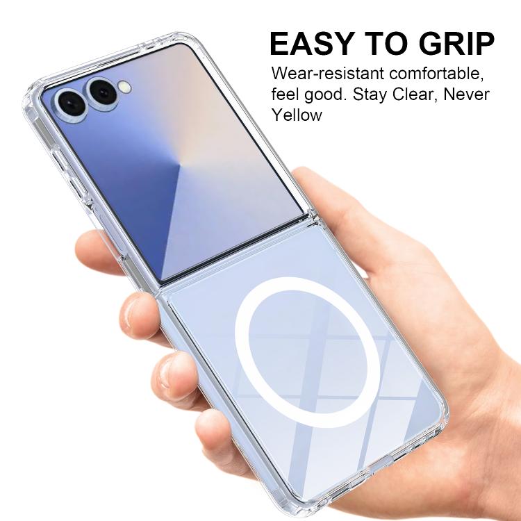 Funda de acrílico transparente MagSafe para Samsung Galaxy Z Flip7 5G