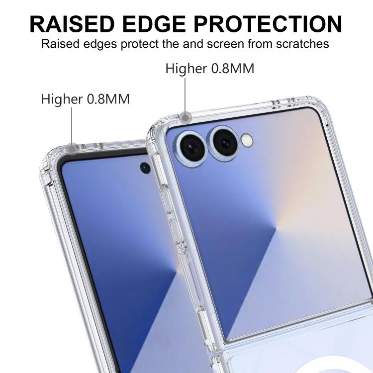 Funda de acrílico transparente MagSafe para Samsung Galaxy Z Flip7 5G