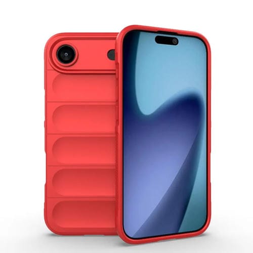 Funda de TPU + franela Magic Shield para iPhone 17 Air (roja)