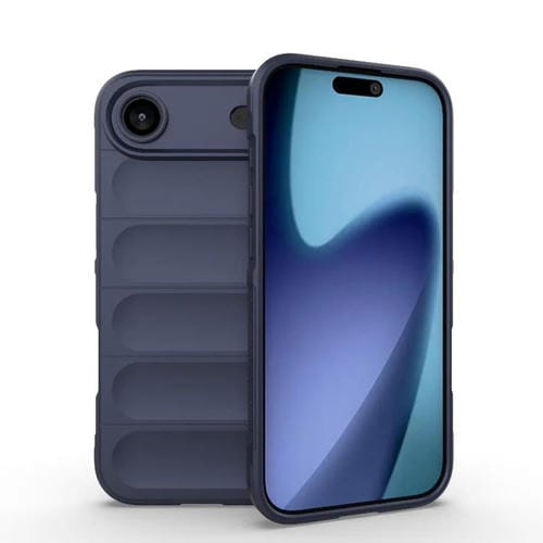 Funda de TPU + franela Magic Shield para iPhone 17 Air (azul oscuro)