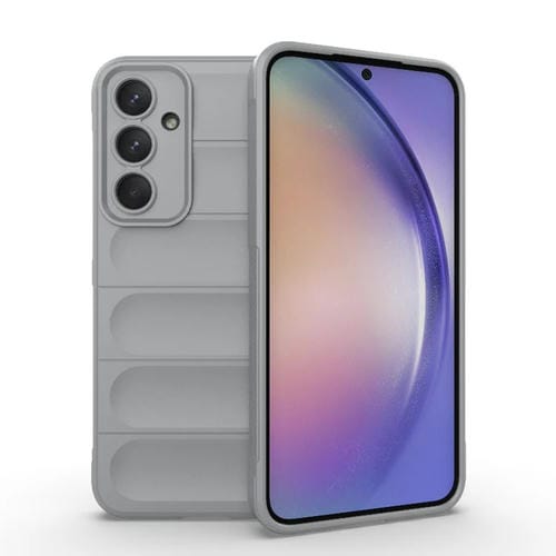 Funda para Teléfono Samsung Galaxy A35 5G Magic Shield TPU + Franela (Gris)