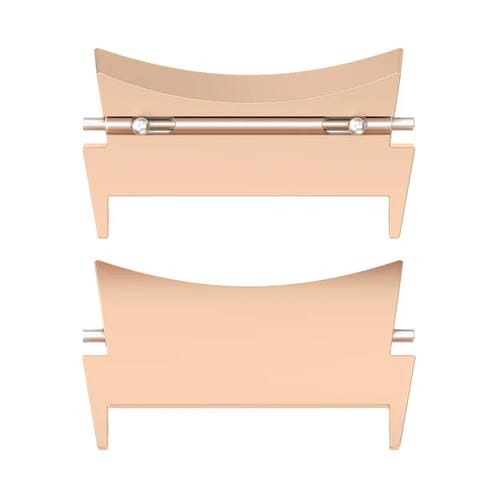 Connettore del Cinturino Samsung Galaxy Watch 6/6 Classic in Acciaio Inossidabile (Rosa Oro)