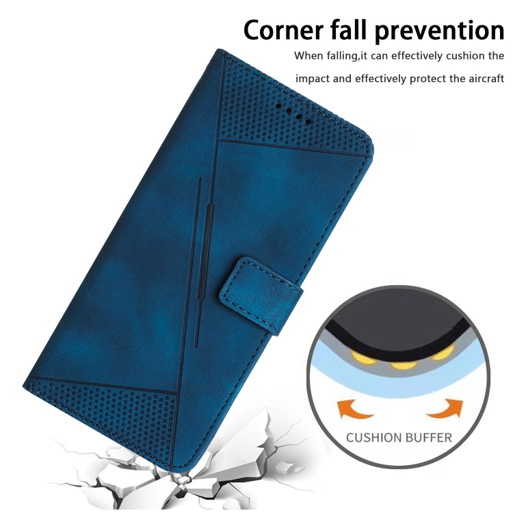 Funda de Cuero Triangular para Sony Xperia 5 Vi Dream con Cordón (Azul)