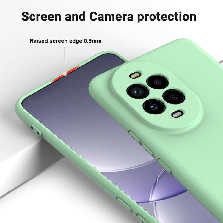 Funda Protectora Silicona Líquida Huawei Nova 13 Pro Cobertura Total (Verde)
