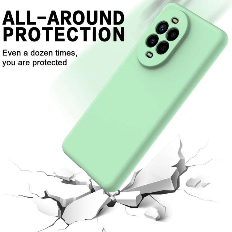 Funda Protectora Silicona Líquida Huawei Nova 13 Pro Cobertura Total (Verde)