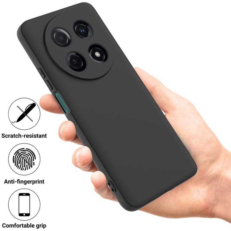 Funda Protectora Silicona Líquida Huawei Nova 13I Cobertura Total a Prueba de Caídas (Negro)