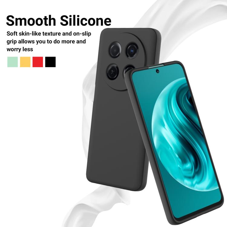 Funda Protectora Silicona Líquida Huawei Nova 13I Cobertura Total a Prueba de Caídas (Negro)